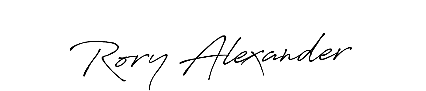 Also You can easily find your signature by using the search form. We will create Rory Alexander name handwritten signature images for you free of cost using Antro_Vectra_Bolder sign style. Rory Alexander signature style 7 images and pictures png