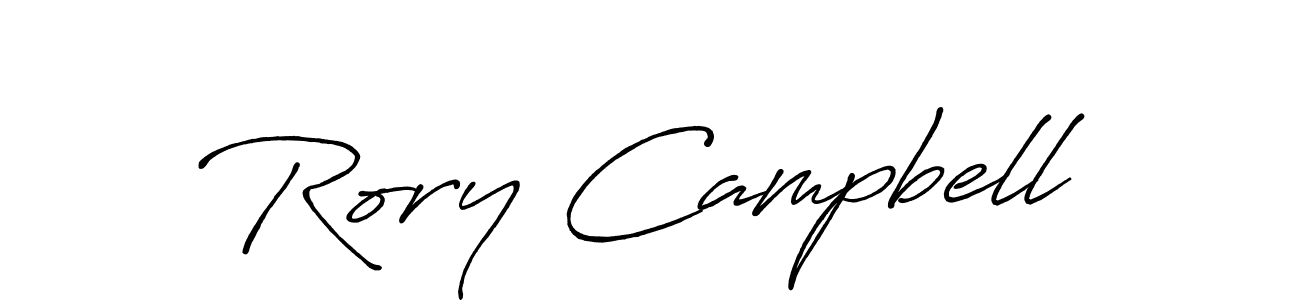 Design your own signature with our free online signature maker. With this signature software, you can create a handwritten (Antro_Vectra_Bolder) signature for name Rory Campbell. Rory Campbell signature style 7 images and pictures png