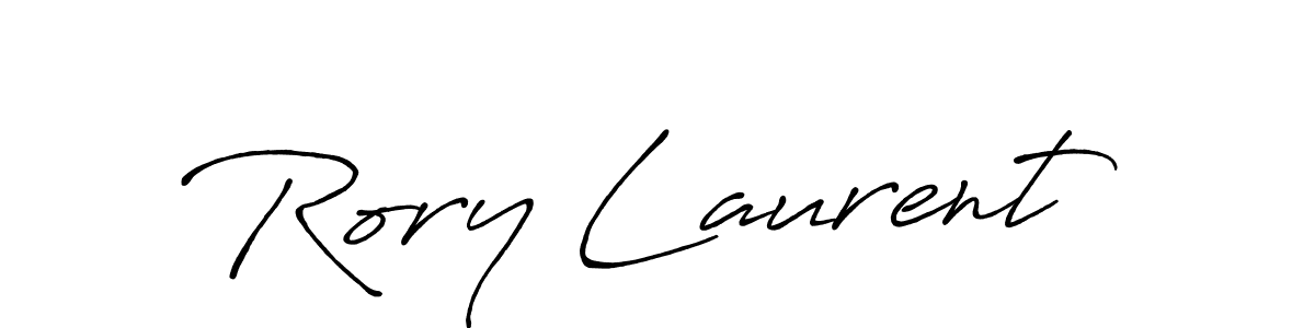 Create a beautiful signature design for name Rory Laurent. With this signature (Antro_Vectra_Bolder) fonts, you can make a handwritten signature for free. Rory Laurent signature style 7 images and pictures png