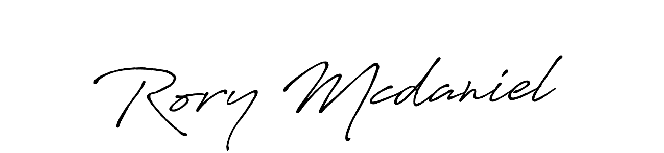 Make a beautiful signature design for name Rory Mcdaniel. Use this online signature maker to create a handwritten signature for free. Rory Mcdaniel signature style 7 images and pictures png