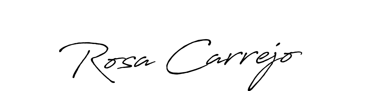 It looks lik you need a new signature style for name Rosa Carrejo. Design unique handwritten (Antro_Vectra_Bolder) signature with our free signature maker in just a few clicks. Rosa Carrejo signature style 7 images and pictures png