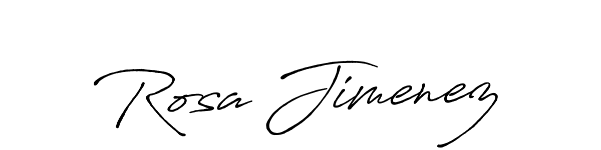 How to make Rosa Jimenez signature? Antro_Vectra_Bolder is a professional autograph style. Create handwritten signature for Rosa Jimenez name. Rosa Jimenez signature style 7 images and pictures png