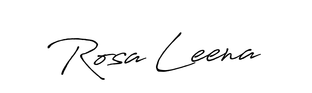 You should practise on your own different ways (Antro_Vectra_Bolder) to write your name (Rosa Leena) in signature. don't let someone else do it for you. Rosa Leena signature style 7 images and pictures png