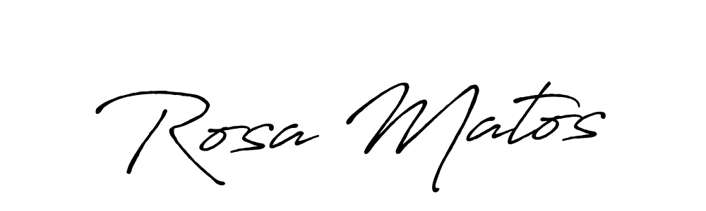 Also we have Rosa Matos name is the best signature style. Create professional handwritten signature collection using Antro_Vectra_Bolder autograph style. Rosa Matos signature style 7 images and pictures png