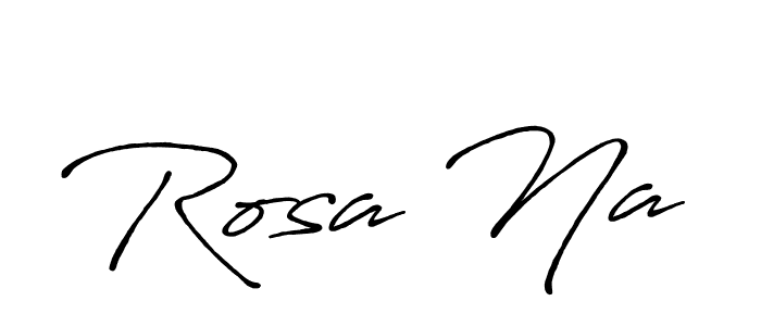 Antro_Vectra_Bolder is a professional signature style that is perfect for those who want to add a touch of class to their signature. It is also a great choice for those who want to make their signature more unique. Get Rosa Na name to fancy signature for free. Rosa Na signature style 7 images and pictures png