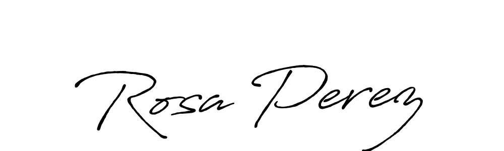 Use a signature maker to create a handwritten signature online. With this signature software, you can design (Antro_Vectra_Bolder) your own signature for name Rosa Perez. Rosa Perez signature style 7 images and pictures png