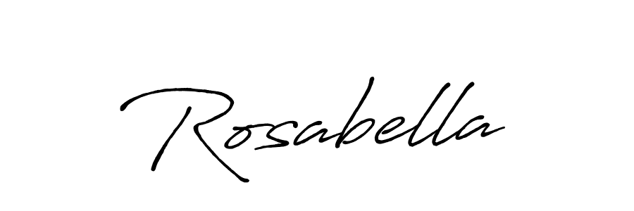 Rosabella stylish signature style. Best Handwritten Sign (Antro_Vectra_Bolder) for my name. Handwritten Signature Collection Ideas for my name Rosabella. Rosabella signature style 7 images and pictures png