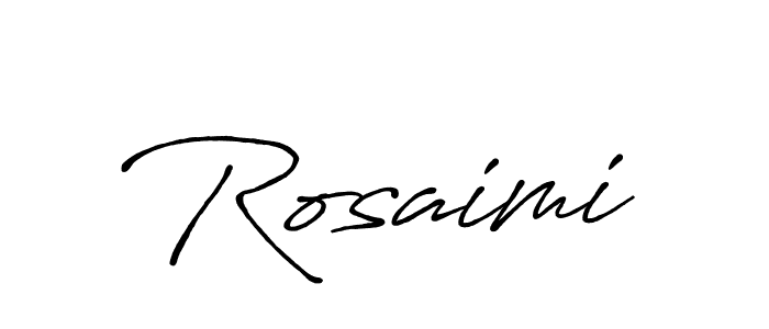 Make a beautiful signature design for name Rosaimi. Use this online signature maker to create a handwritten signature for free. Rosaimi signature style 7 images and pictures png