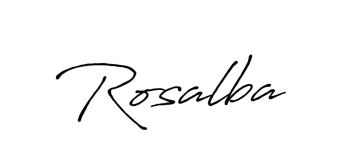 if you are searching for the best signature style for your name Rosalba. so please give up your signature search. here we have designed multiple signature styles  using Antro_Vectra_Bolder. Rosalba signature style 7 images and pictures png