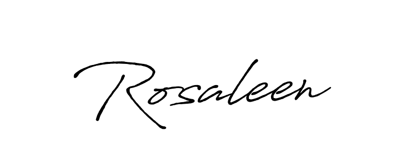 Also we have Rosaleen name is the best signature style. Create professional handwritten signature collection using Antro_Vectra_Bolder autograph style. Rosaleen signature style 7 images and pictures png