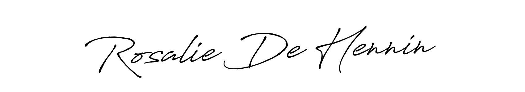 You should practise on your own different ways (Antro_Vectra_Bolder) to write your name (Rosalie De Hennin) in signature. don't let someone else do it for you. Rosalie De Hennin signature style 7 images and pictures png