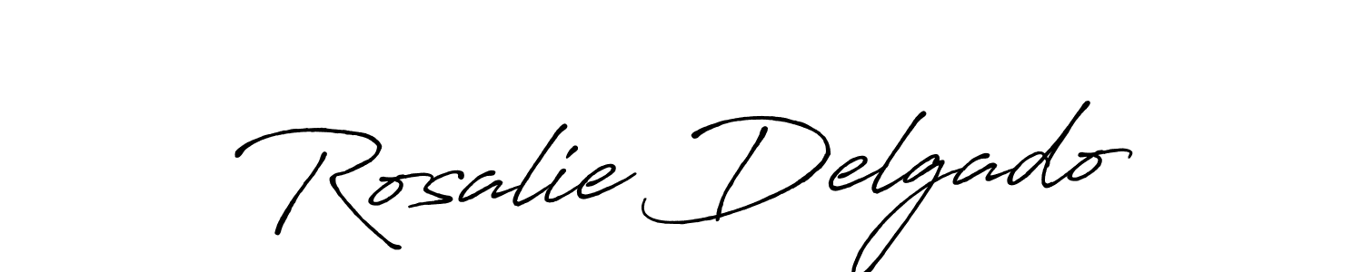You should practise on your own different ways (Antro_Vectra_Bolder) to write your name (Rosalie Delgado) in signature. don't let someone else do it for you. Rosalie Delgado signature style 7 images and pictures png