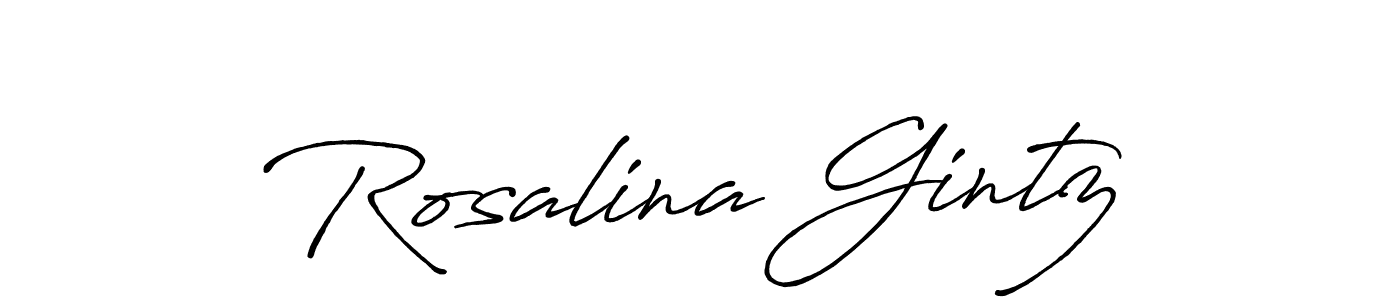 Rosalina Gintz stylish signature style. Best Handwritten Sign (Antro_Vectra_Bolder) for my name. Handwritten Signature Collection Ideas for my name Rosalina Gintz. Rosalina Gintz signature style 7 images and pictures png