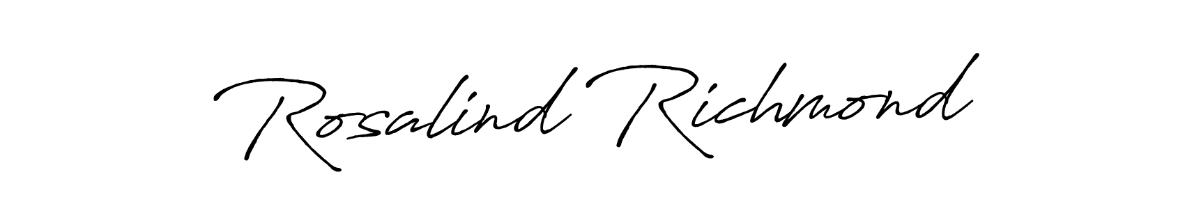 Make a short Rosalind Richmond signature style. Manage your documents anywhere anytime using Antro_Vectra_Bolder. Create and add eSignatures, submit forms, share and send files easily. Rosalind Richmond signature style 7 images and pictures png