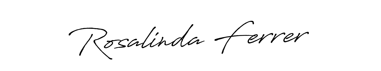Make a beautiful signature design for name Rosalinda Ferrer. Use this online signature maker to create a handwritten signature for free. Rosalinda Ferrer signature style 7 images and pictures png