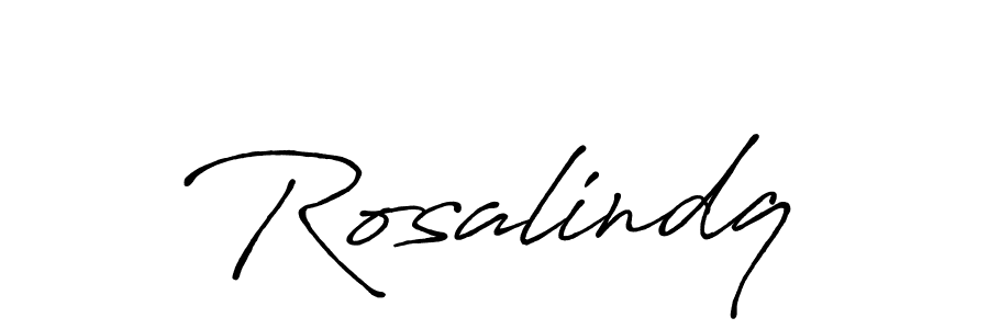 Rosalindq stylish signature style. Best Handwritten Sign (Antro_Vectra_Bolder) for my name. Handwritten Signature Collection Ideas for my name Rosalindq. Rosalindq signature style 7 images and pictures png