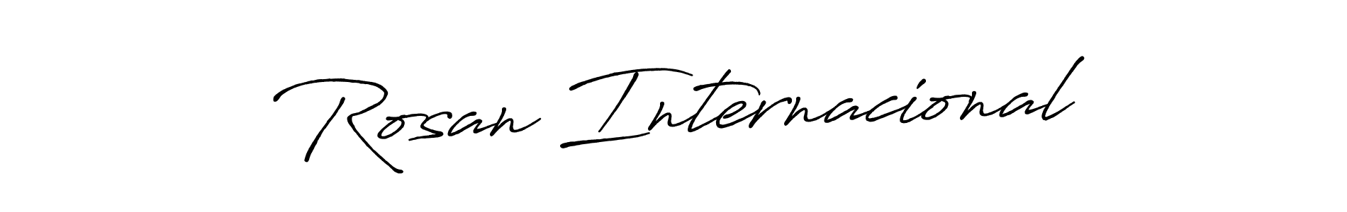 Also we have Rosan Internacional name is the best signature style. Create professional handwritten signature collection using Antro_Vectra_Bolder autograph style. Rosan Internacional signature style 7 images and pictures png