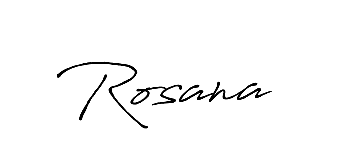 You should practise on your own different ways (Antro_Vectra_Bolder) to write your name (Rosana ) in signature. don't let someone else do it for you. Rosana  signature style 7 images and pictures png