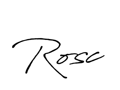 Also You can easily find your signature by using the search form. We will create Rosc name handwritten signature images for you free of cost using Antro_Vectra_Bolder sign style. Rosc signature style 7 images and pictures png