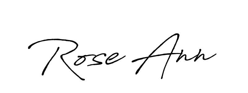 How to make Rose Ann signature? Antro_Vectra_Bolder is a professional autograph style. Create handwritten signature for Rose Ann name. Rose Ann signature style 7 images and pictures png