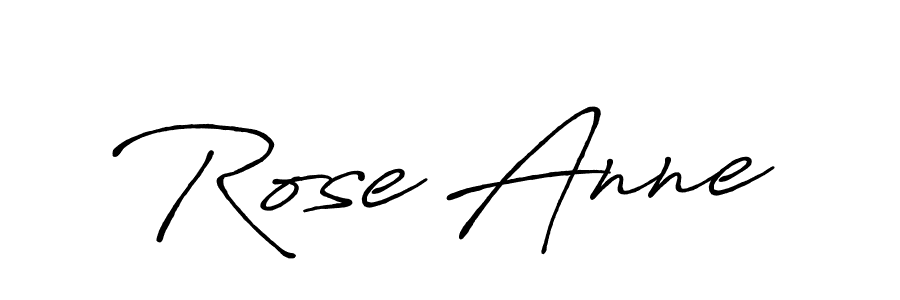 You should practise on your own different ways (Antro_Vectra_Bolder) to write your name (Rose Anne) in signature. don't let someone else do it for you. Rose Anne signature style 7 images and pictures png