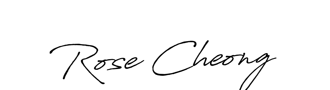 How to make Rose Cheong signature? Antro_Vectra_Bolder is a professional autograph style. Create handwritten signature for Rose Cheong name. Rose Cheong signature style 7 images and pictures png