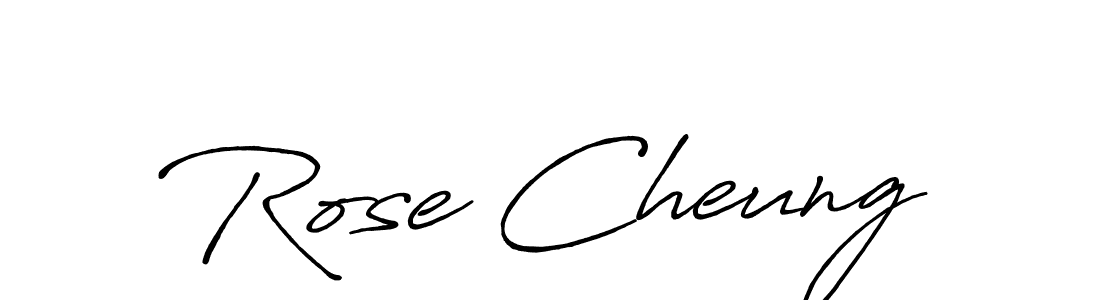 Rose Cheung stylish signature style. Best Handwritten Sign (Antro_Vectra_Bolder) for my name. Handwritten Signature Collection Ideas for my name Rose Cheung. Rose Cheung signature style 7 images and pictures png