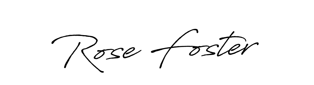 You should practise on your own different ways (Antro_Vectra_Bolder) to write your name (Rose Foster) in signature. don't let someone else do it for you. Rose Foster signature style 7 images and pictures png