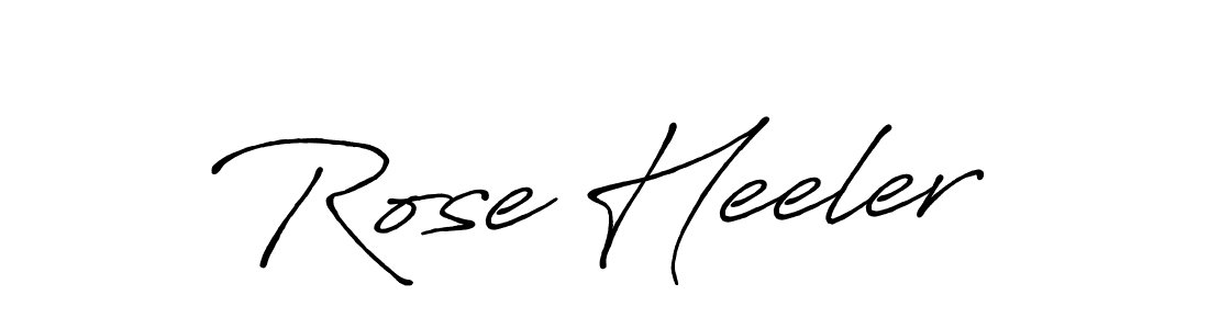 Make a beautiful signature design for name Rose Heeler. Use this online signature maker to create a handwritten signature for free. Rose Heeler signature style 7 images and pictures png