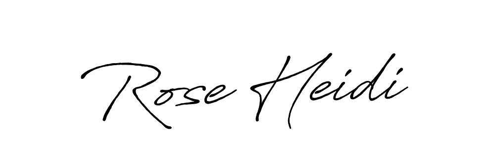 Here are the top 10 professional signature styles for the name Rose Heidi. These are the best autograph styles you can use for your name. Rose Heidi signature style 7 images and pictures png