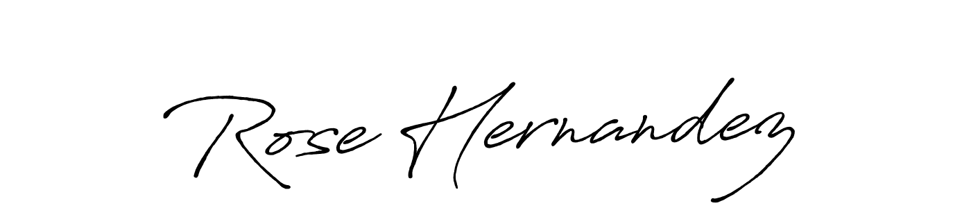 Rose Hernandez stylish signature style. Best Handwritten Sign (Antro_Vectra_Bolder) for my name. Handwritten Signature Collection Ideas for my name Rose Hernandez. Rose Hernandez signature style 7 images and pictures png