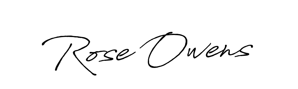 Rose Owens stylish signature style. Best Handwritten Sign (Antro_Vectra_Bolder) for my name. Handwritten Signature Collection Ideas for my name Rose Owens. Rose Owens signature style 7 images and pictures png