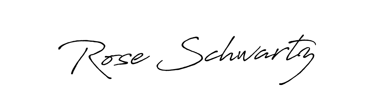 Use a signature maker to create a handwritten signature online. With this signature software, you can design (Antro_Vectra_Bolder) your own signature for name Rose Schwartz. Rose Schwartz signature style 7 images and pictures png