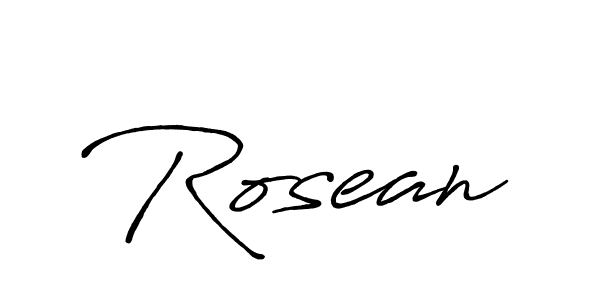 See photos of Rosean official signature by Spectra . Check more albums & portfolios. Read reviews & check more about Antro_Vectra_Bolder font. Rosean signature style 7 images and pictures png