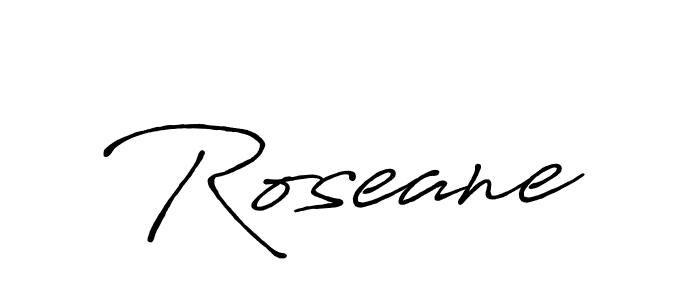 Make a beautiful signature design for name Roseane. Use this online signature maker to create a handwritten signature for free. Roseane signature style 7 images and pictures png