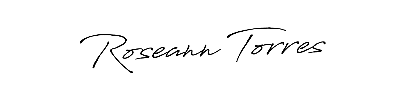 Also You can easily find your signature by using the search form. We will create Roseann Torres name handwritten signature images for you free of cost using Antro_Vectra_Bolder sign style. Roseann Torres signature style 7 images and pictures png