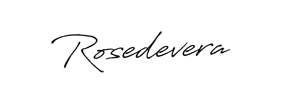 You should practise on your own different ways (Antro_Vectra_Bolder) to write your name (Rosedevera) in signature. don't let someone else do it for you. Rosedevera signature style 7 images and pictures png