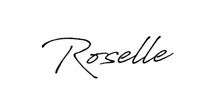 Make a short Roselle signature style. Manage your documents anywhere anytime using Antro_Vectra_Bolder. Create and add eSignatures, submit forms, share and send files easily. Roselle signature style 7 images and pictures png