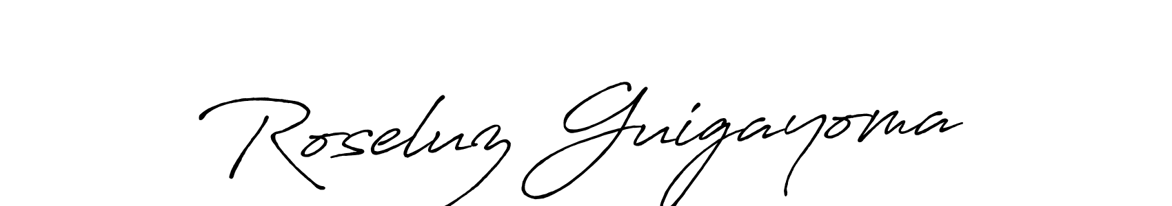 See photos of Roseluz Guigayoma official signature by Spectra . Check more albums & portfolios. Read reviews & check more about Antro_Vectra_Bolder font. Roseluz Guigayoma signature style 7 images and pictures png