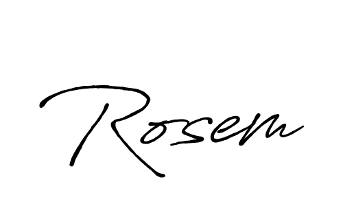 Once you've used our free online signature maker to create your best signature Antro_Vectra_Bolder style, it's time to enjoy all of the benefits that Rosem name signing documents. Rosem signature style 7 images and pictures png