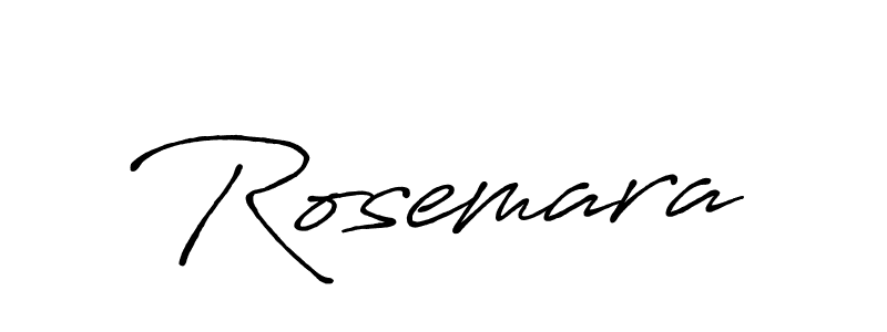 How to make Rosemara name signature. Use Antro_Vectra_Bolder style for creating short signs online. This is the latest handwritten sign. Rosemara signature style 7 images and pictures png