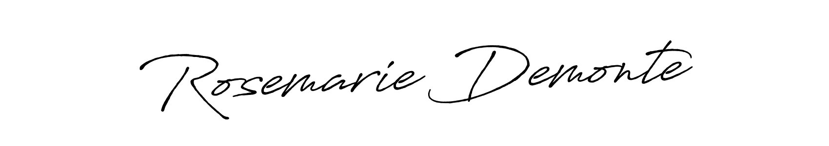 Also You can easily find your signature by using the search form. We will create Rosemarie Demonte name handwritten signature images for you free of cost using Antro_Vectra_Bolder sign style. Rosemarie Demonte signature style 7 images and pictures png