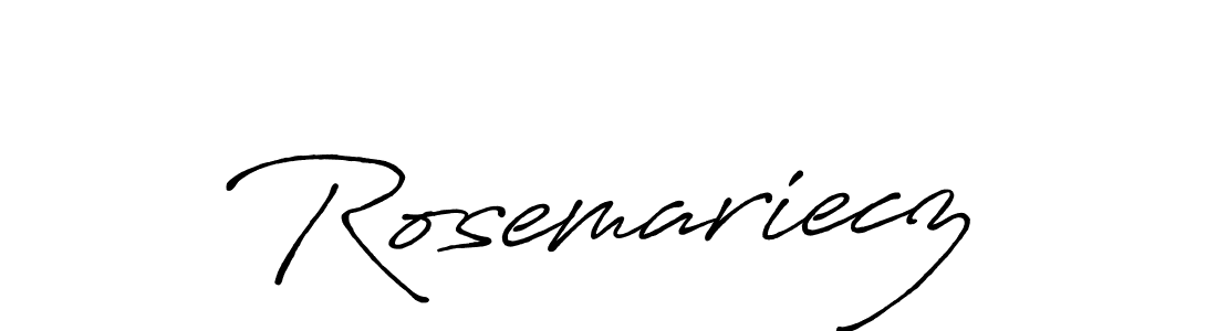 Make a beautiful signature design for name Rosemariecz. Use this online signature maker to create a handwritten signature for free. Rosemariecz signature style 7 images and pictures png