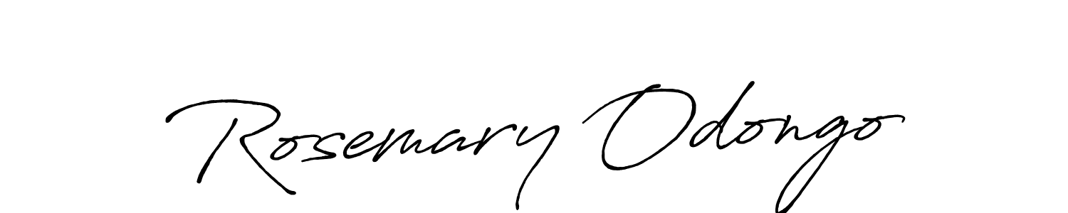 The best way (Antro_Vectra_Bolder) to make a short signature is to pick only two or three words in your name. The name Rosemary Odongo include a total of six letters. For converting this name. Rosemary Odongo signature style 7 images and pictures png