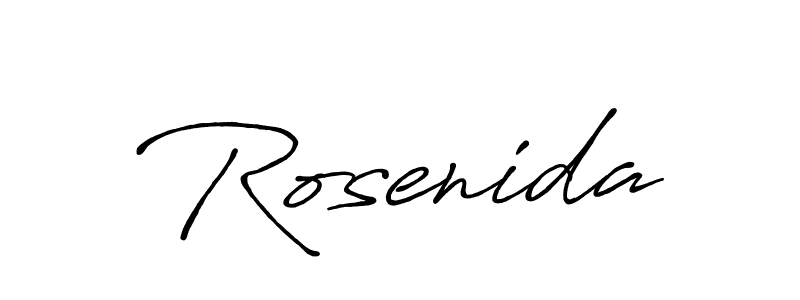 Make a beautiful signature design for name Rosenida. Use this online signature maker to create a handwritten signature for free. Rosenida signature style 7 images and pictures png