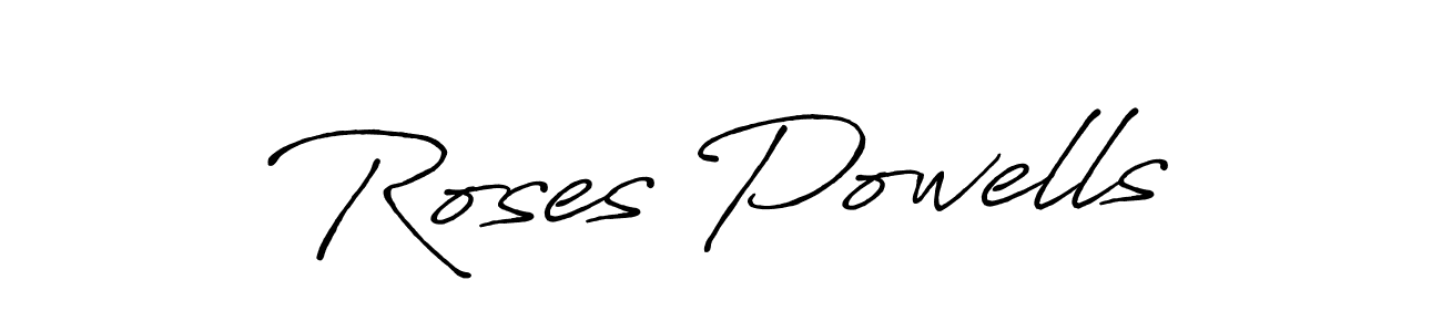 Once you've used our free online signature maker to create your best signature Antro_Vectra_Bolder style, it's time to enjoy all of the benefits that Roses Powells name signing documents. Roses Powells signature style 7 images and pictures png