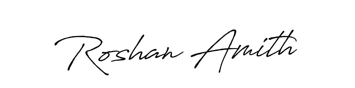 if you are searching for the best signature style for your name Roshan Amith. so please give up your signature search. here we have designed multiple signature styles  using Antro_Vectra_Bolder. Roshan Amith signature style 7 images and pictures png