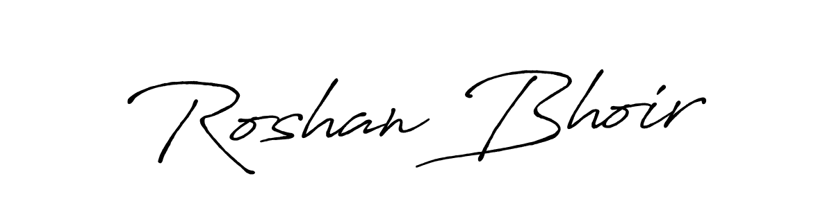 You can use this online signature creator to create a handwritten signature for the name Roshan Bhoir. This is the best online autograph maker. Roshan Bhoir signature style 7 images and pictures png