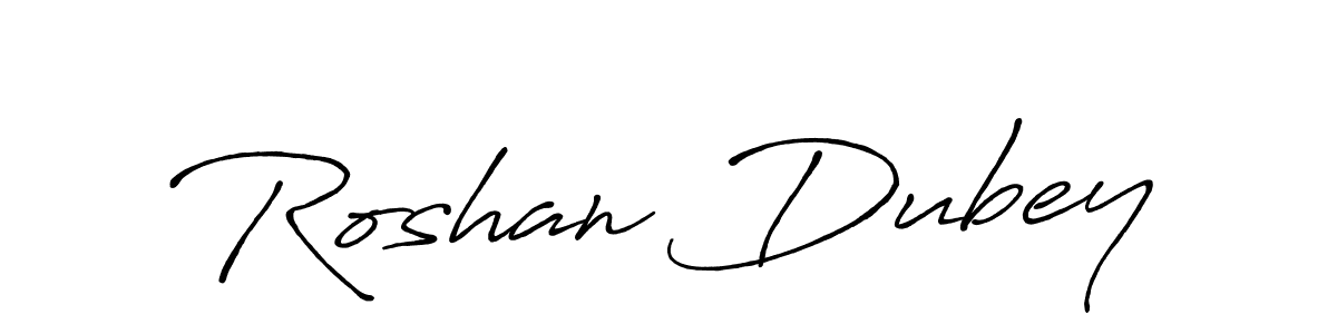 Make a beautiful signature design for name Roshan Dubey. Use this online signature maker to create a handwritten signature for free. Roshan Dubey signature style 7 images and pictures png