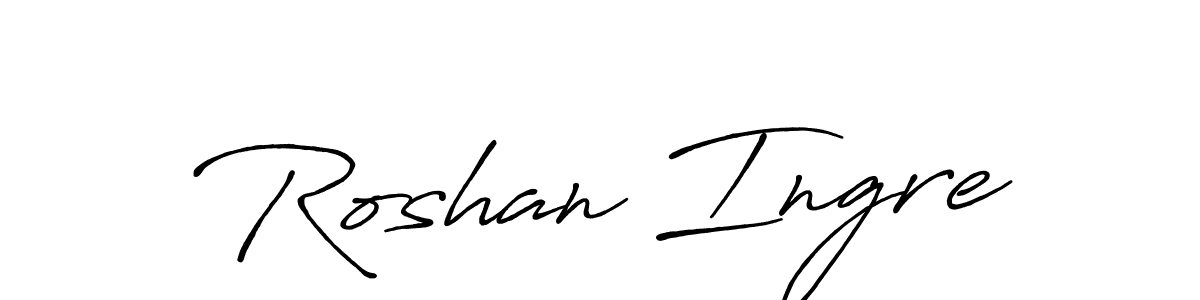 The best way (Antro_Vectra_Bolder) to make a short signature is to pick only two or three words in your name. The name Roshan Ingre include a total of six letters. For converting this name. Roshan Ingre signature style 7 images and pictures png